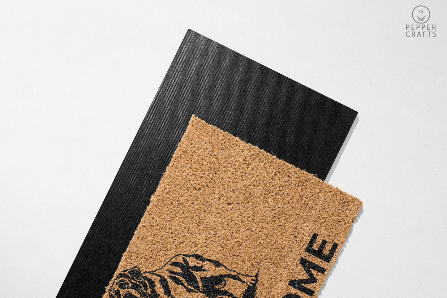 Pepper Crafts Newfoundland Coir Doormat – Stylish & Durable Welcome Mat for Dog Lovers (30" x 18")