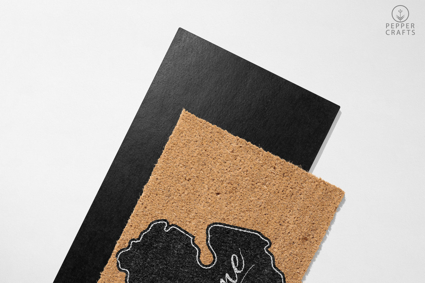 Pepper Crafts Michigan Coir Doormat – Stylish & Durable Welcome Mat for State Pride (30" x 18")