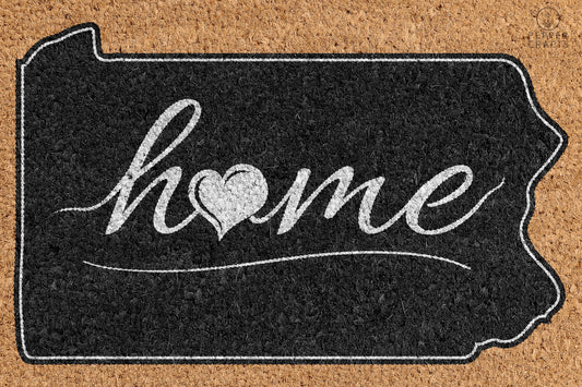 Pepper Crafts Pennsylvania Coir Doormat – Stylish & Durable Welcome Mat for State Pride (30" x 18")