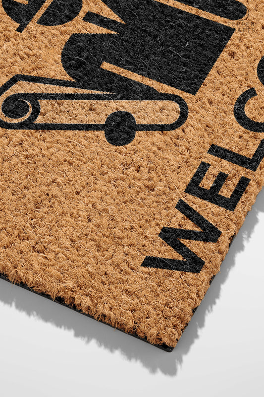 Pepper Crafts Civil Engineer Coir Doormat – Stylish & Durable Welcome Mat for Professionals (30" x 18")