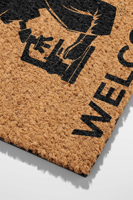 Pepper Crafts Lab Technician Coir Doormat – Stylish & Durable Welcome Mat for Professionals (30" x 18")