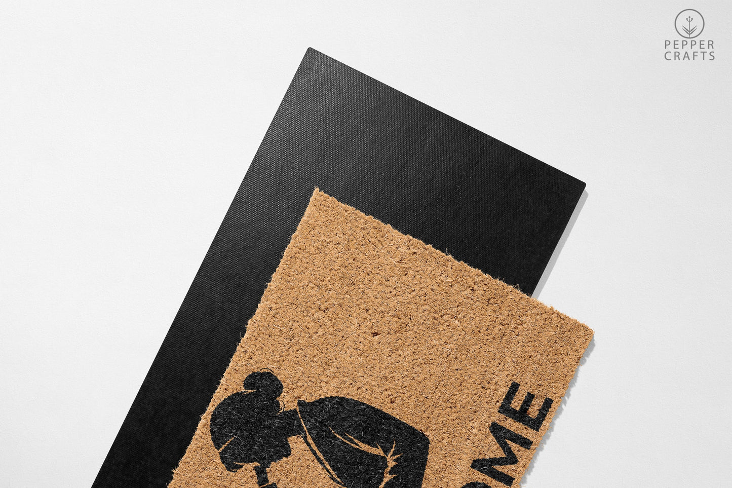 Pepper Crafts Lab Technician Coir Doormat β Stylish & Durable Welcome Mat for Professionals (30" x 18")