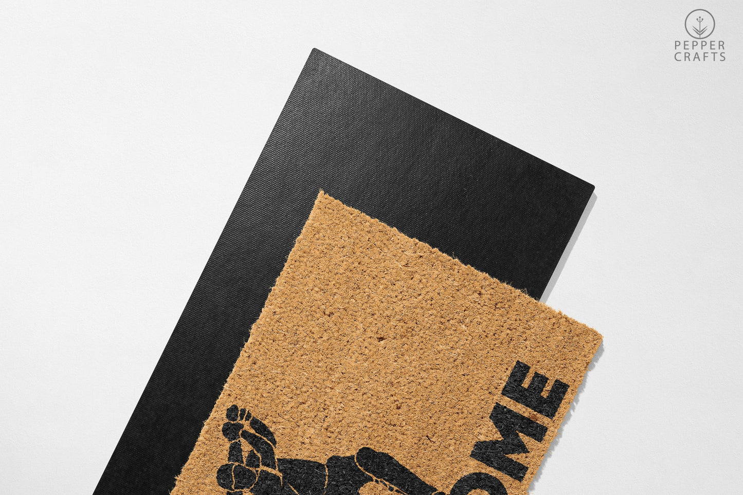 Pepper Crafts Cricket Coir Doormat β Stylish & Durable Welcome Mat for Sports Fans (30" x 18")