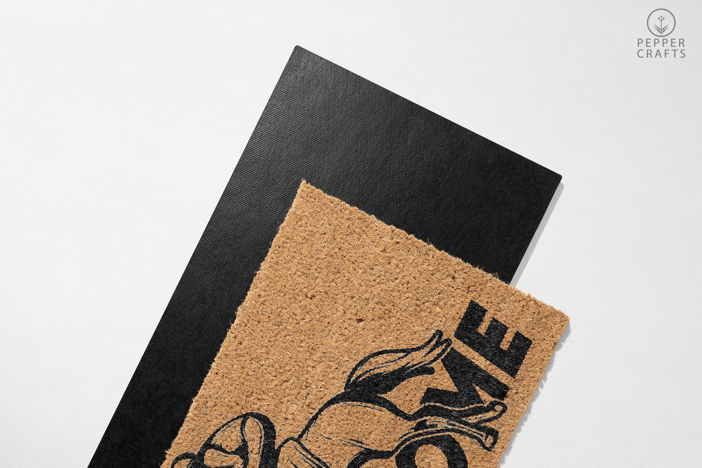 Pepper Crafts Horse Riding Coir Doormat β Stylish & Durable Welcome Mat for Equestrians (30" x 18")