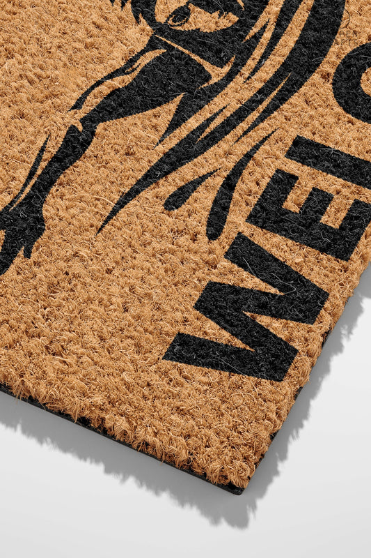 Pepper Crafts Swimming Coir Doormat – Stylish & Durable Welcome Mat for Athletes (30" x 18")
