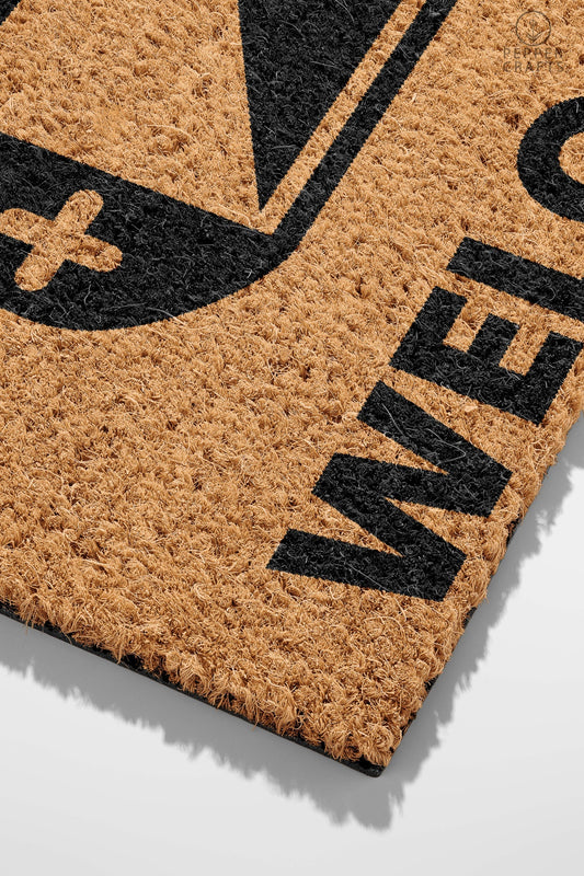 Pepper Crafts Video Games Coir Doormat – Stylish & Durable Welcome Mat for Gamers (30" x 18")