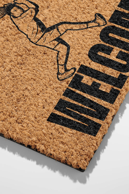 Pepper Crafts Tennis Coir Doormat – Stylish & Durable Welcome Mat for Sports Fans (30" x 18")