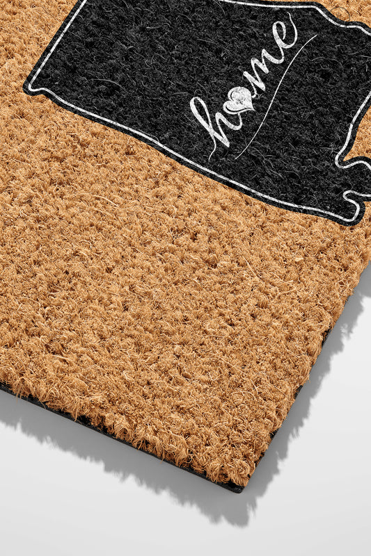 Pepper Crafts Alabama Coir Doormat – Stylish & Durable Welcome Mat for State Pride (30" x 18") - peppercrafts