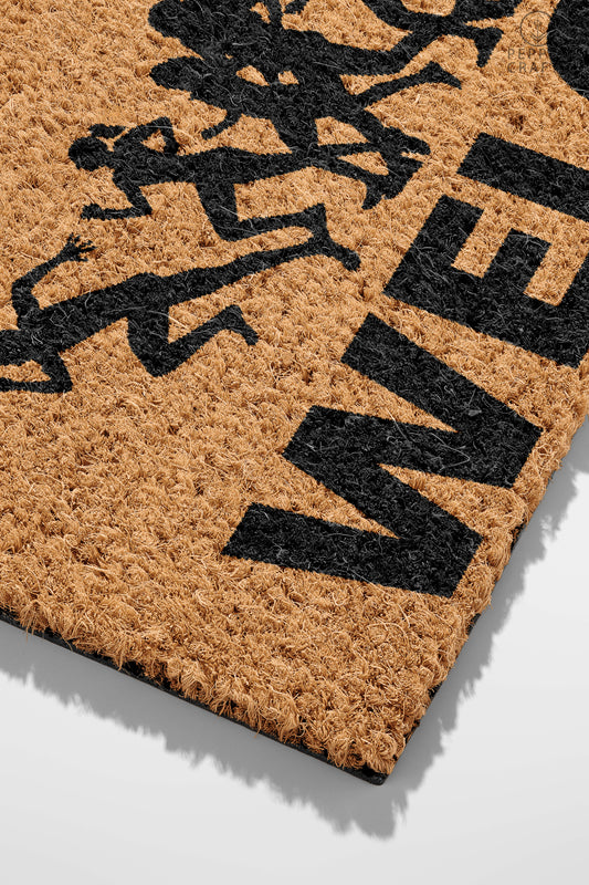 Pepper Crafts Athletics Coir Doormat – Stylish & Durable Welcome Mat for Sports Fans (30" x 18") - peppercrafts