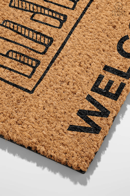 Pepper Crafts Data Analyst Coir Doormat – Stylish & Durable Welcome Mat for Professionals (30" x 18") - peppercrafts