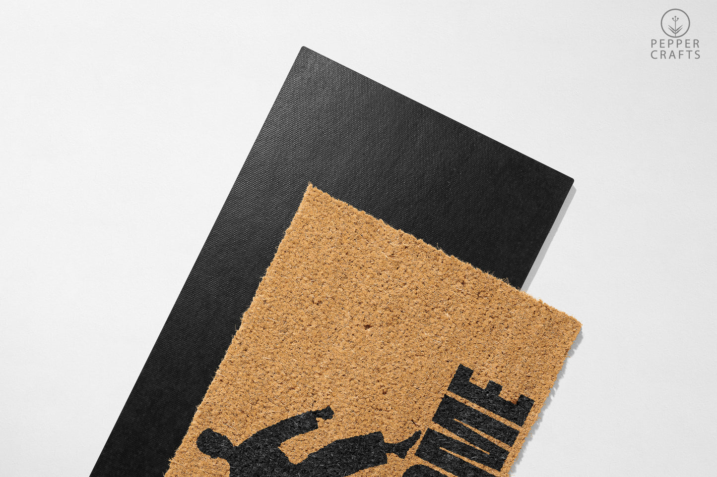 Pepper Crafts Karate Coir Doormat β Stylish & Durable Welcome Mat for Martial Artists (30" x 18") - peppercrafts