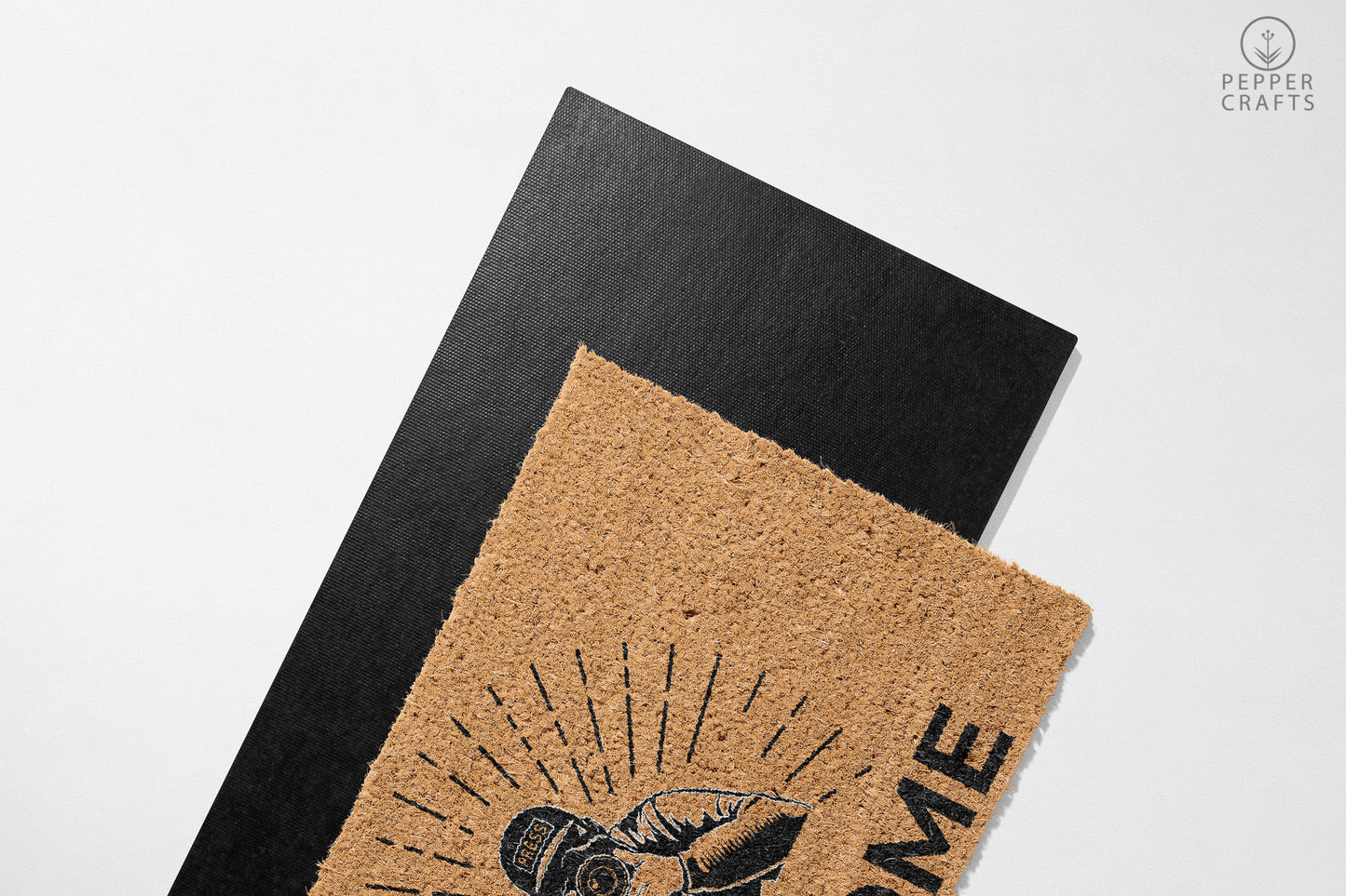 Pepper Crafts Photographer Coir Doormat β Stylish & Durable Welcome Mat for Professionals (30" x 18") - peppercrafts