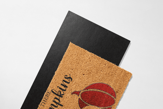 🎃 Hey There Pumpkins – Cute & Colorful Fall Mat - peppercrafts