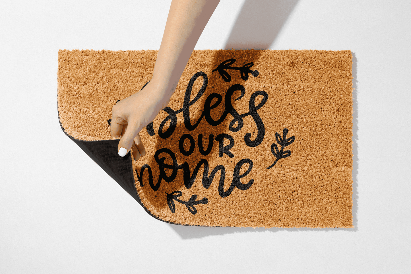 🌿 Bless Our Home – Faith-Filled Entryway Mat - peppercrafts
