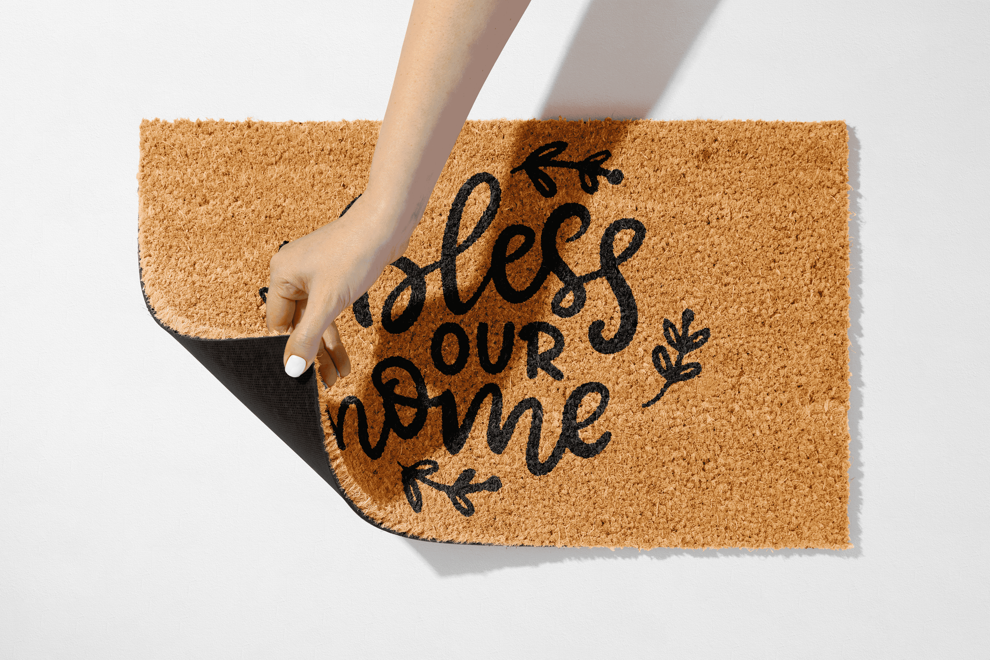 🌿 Bless Our Home – Faith-Filled Entryway Mat - peppercrafts