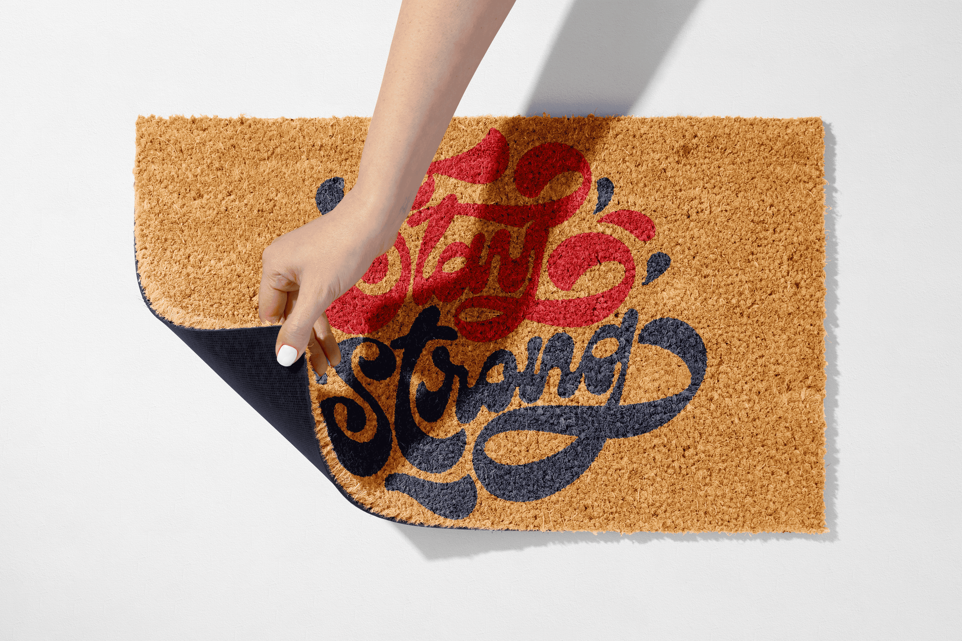 💪 Start Strong – Motivational Doormat for Go-Getters - peppercrafts