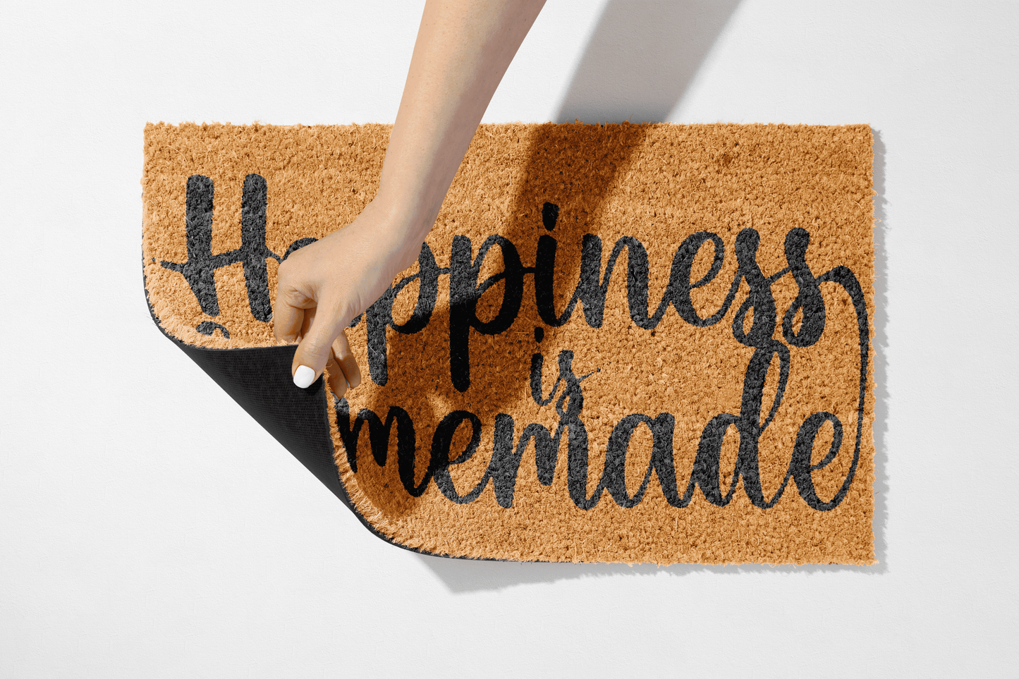 🏡 Happiness Is Homemade – Heartfelt Welcome Mat - peppercrafts