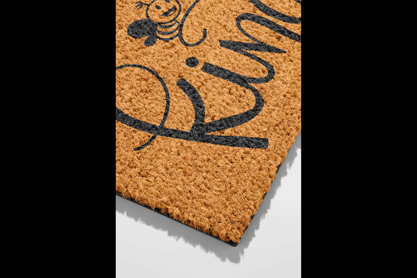 🐝 Bee Kind, Always – Kindness Coir Doormat
