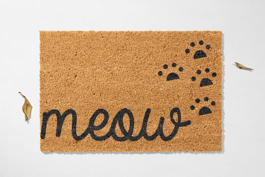 🐾 Meow Magic – Purr-fect Welcome Mat for Cat Lovers