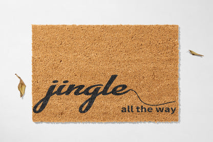 🔔 Jingle All the Way – Cheerful Holiday Doormat