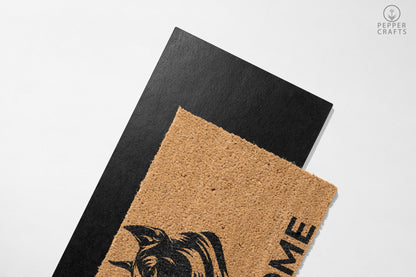 Pepper Crafts Bull Terrier Coir Doormat – Stylish & Durable Welcome Mat for Dog Lovers (30" x 18")