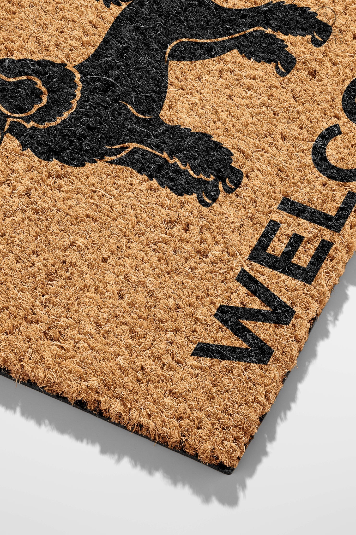 Pepper Crafts Poodle Coir Doormat – Stylish & Durable Welcome Mat for Dog Lovers (30" x 18")