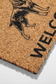 Pepper Crafts Rottweiler Coir Doormat – Stylish & Durable Welcome Mat for Dog Lovers (30" x 18")