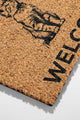 Pepper Crafts American Wirehair Coir Doormat – Stylish & Durable Welcome Mat for Cat Lovers (30" x 18")