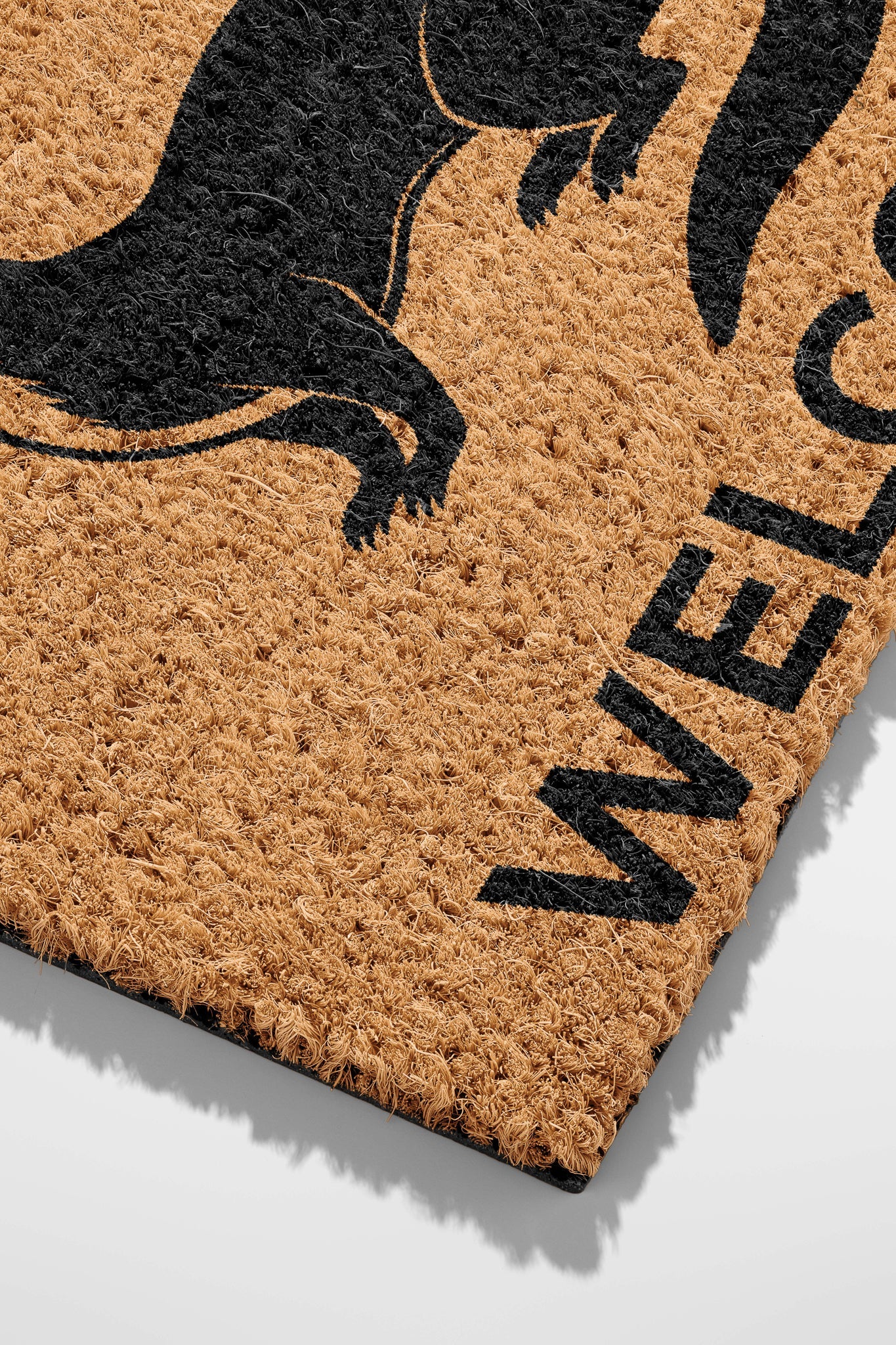 Pepper Crafts Mongoose Coir Doormat – Stylish & Durable Welcome Mat for Animal Lovers (30" x 18")