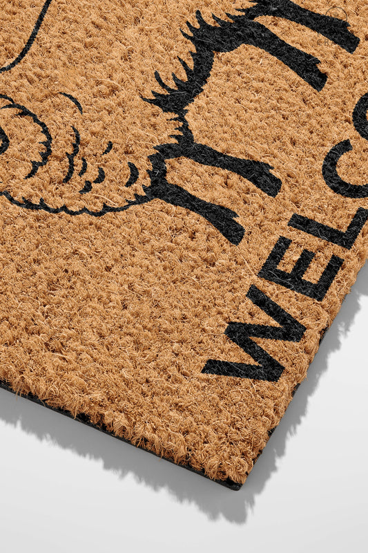 Pepper Crafts Sheep Coir Doormat – Stylish & Durable Welcome Mat for Animal Lovers (30" x 18")