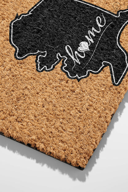 Pepper Crafts Alaska Coir Doormat – Stylish & Durable Welcome Mat for State Pride (30" x 18")