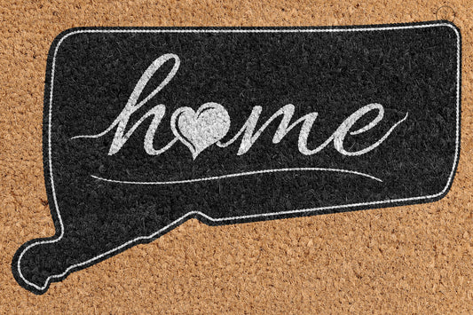 Pepper Crafts Connecticut Coir Doormat – Stylish & Durable Welcome Mat for State Pride (30" x 18")