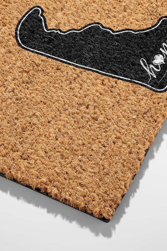 Pepper Crafts Delaware Coir Doormat – Stylish & Durable Welcome Mat for State Pride (30" x 18")