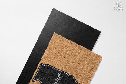 Pepper Crafts Illinois Coir Doormat – Stylish & Durable Welcome Mat for State Pride (30" x 18")