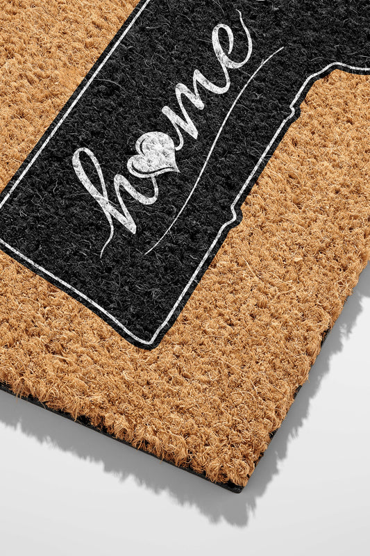 Pepper Crafts Massachusetts Coir Doormat – Stylish & Durable Welcome Mat for State Pride (30" x 18")