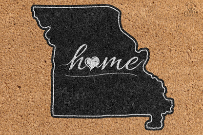 Pepper Crafts Missouri Coir Doormat – Stylish & Durable Welcome Mat for State Pride (30" x 18")