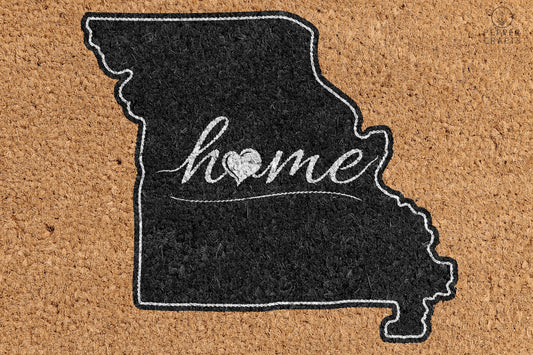 Pepper Crafts Missouri Coir Doormat – Stylish & Durable Welcome Mat for State Pride (30" x 18")