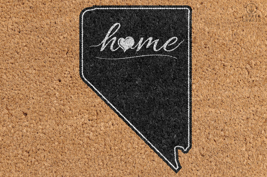 Pepper Crafts Nevada Coir Doormat – Stylish & Durable Welcome Mat for State Pride (30" x 18")