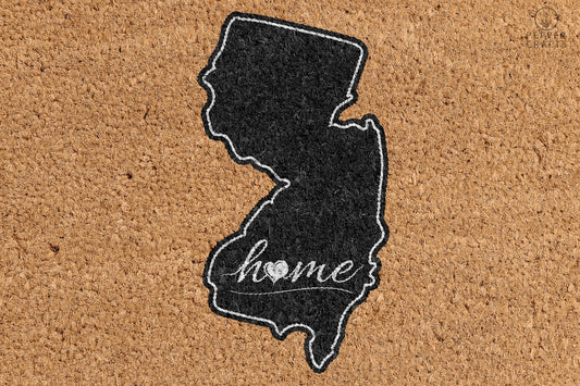 Pepper Crafts New Jersey Coir Doormat – Stylish & Durable Welcome Mat for State Pride (30" x 18")