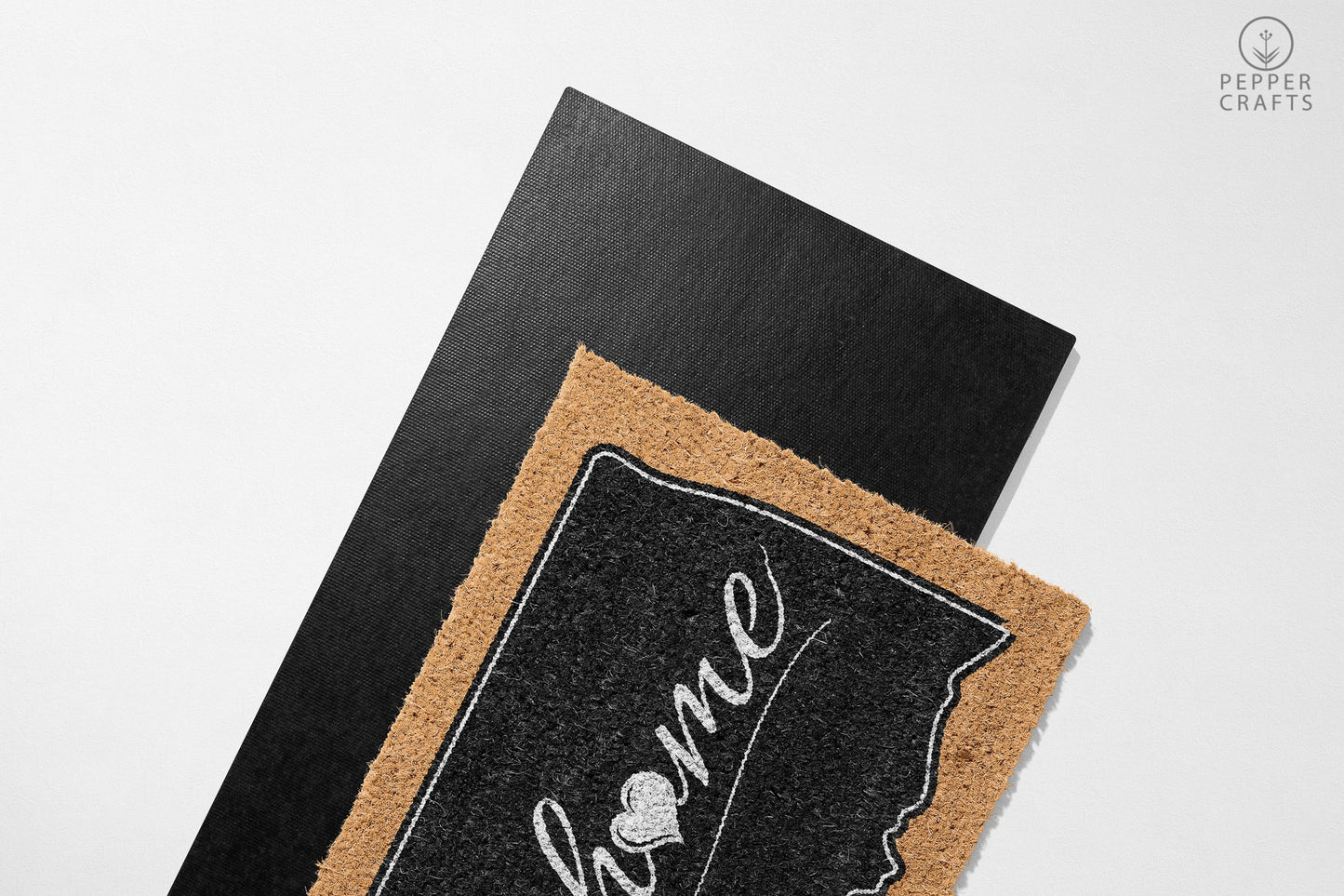 Pepper Crafts Oklahoma Coir Doormat – Stylish & Durable Welcome Mat for State Pride (30" x 18")