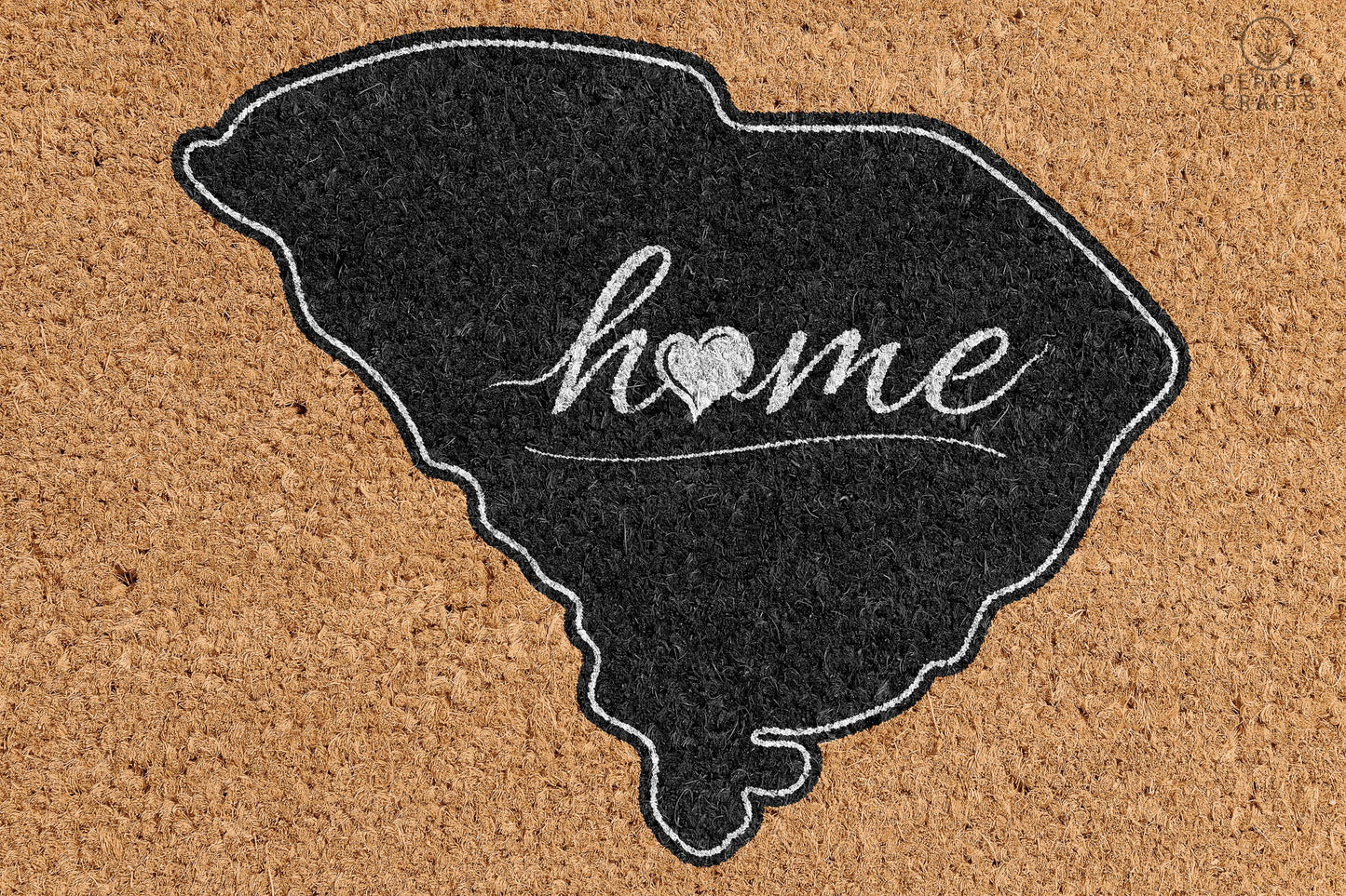 Pepper Crafts South Carolina Coir Doormat – Stylish & Durable Welcome Mat for State Pride (30" x 18")