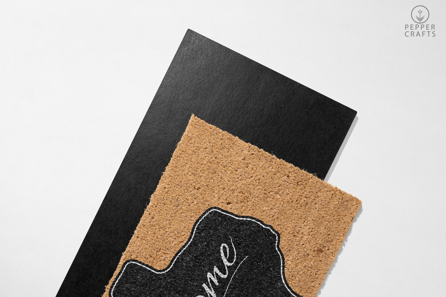 Pepper Crafts Texas Coir Doormat – Stylish & Durable Welcome Mat for State Pride (30" x 18")