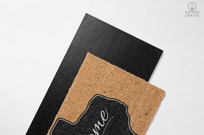 Pepper Crafts Texas Coir Doormat – Stylish & Durable Welcome Mat for State Pride (30" x 18")