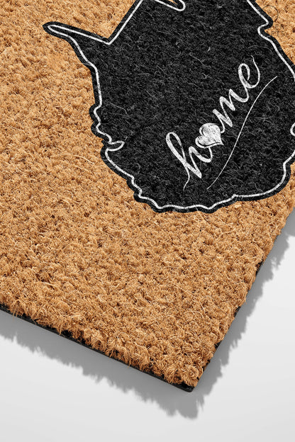 Pepper Crafts West Virginia Coir Doormat – Stylish & Durable Welcome Mat for State Pride (30" x 18")