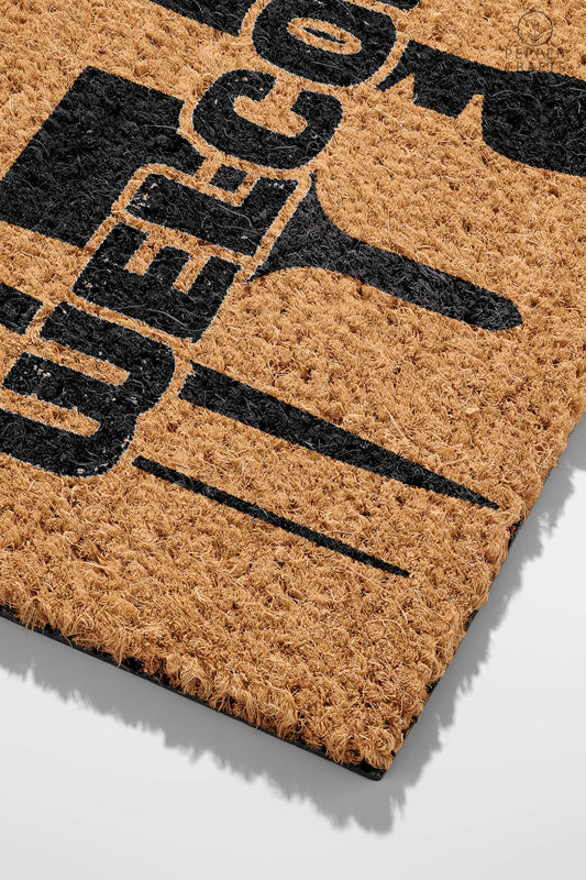 Pepper Crafts Artist Coir Doormat – Stylish & Durable Welcome Mat for Professionals (30" x 18")