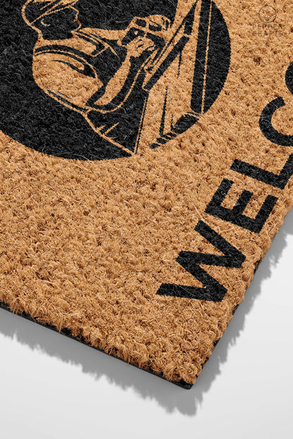 Pepper Crafts Carpenter Coir Doormat – Stylish & Durable Welcome Mat for Professionals (30" x 18")