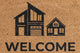 Pepper Crafts Construction Worker Coir Doormat – Stylish & Durable Welcome Mat for Professionals (30" x 18")