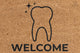 Pepper Crafts Dentist Coir Doormat – Stylish & Durable Welcome Mat for Professionals (30" x 18")