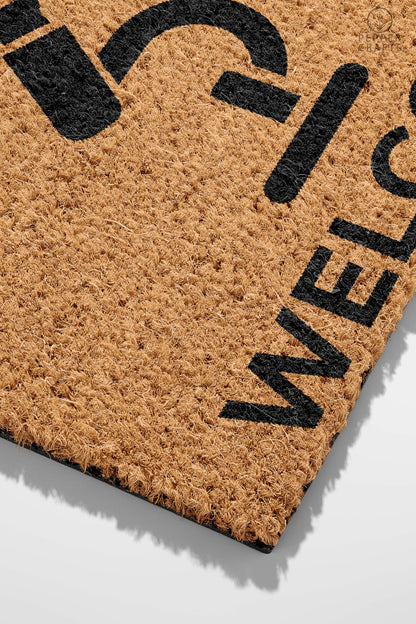Pepper Crafts Scientist Coir Doormat – Stylish & Durable Welcome Mat for Professionals (30" x 18")