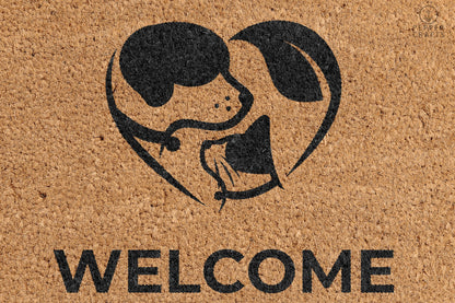 Pepper Crafts Veterinarian Coir Doormat – Stylish & Durable Welcome Mat for Professionals (30" x 18")